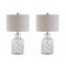Jonathan Y Alvord 24.5" LED Glass Table Lamp, Mercury Silver, 2PK JYL1075A-SET2 - alternate 8