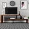 Leisuremod Orford TV Stand with MDF Shelves and Powder Coated Iron Legs, Walnut ORS88NW - alternate 8