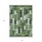Homeroots 8' X 10' Olive Green And Fern Green Southwestern Washable Indoor Outdoor Area Rug 587347 - alternate 8