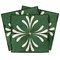 Homeroots 8" x 8" Green Vinyl Arabesque Peel And Stick Removable Tiles 569245 - alternate 1