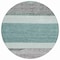 Homeroots 8' Teal Blue Off White And Gray Round Abstract Washable Indoor Outdoor Area Rug 615298 - alternate 5