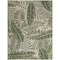Homeroots 8' X 10' Ivory And Green Palm Leaf Indoor Outdoor Area Rug 550225 - alternate 1