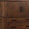 Homeroots 18" X 38" X 54" Cherry Oak Wood Chest 347158 - alternate 6