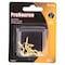 Prosource Cup Hook, 11/32 in Opening, 3.2 mm Thread, 1-1/4 in L, Brass, Brass LR-391-PS - alternate 3