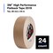 3M Masking Tape, 36 mm W x 55 m L, 7.1 mil Thick, Brown, Rubber Adhesive, 24 PK 2519TN - alternate 7
