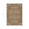 Homeroots 10' X 14' Orange Taupe And Beige Moroccan Washable Indoor Outdoor Area Rug 577216 - alternate 6