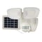 Cooper Lighting Halo SLFS Series Solar Security Light, 70W, 2-Lamp, LED Lamp, Bright White, 1000 Lumens, 4000K Color Temp SLFS1AM2W - alternate 1