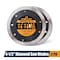 Powertec 4-1/2 Inch Diamond Saw Blades for Angle Grinder, Super Thin Turbo Mesh Rim Tile Blades, 2PK 14000-P2 - alternate 1