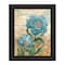 Homeroots Paris Blue II Black Framed Print Wall Art 404901 - alternate 1