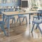 Flash Furniture Plastic Adjustable Height Classroom Activity Table-Natural/Dusty BL, 47.25x23.5 YU-YCY-060-RECT-TBL-DSTYBL-GG - alternate 8