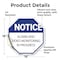 Signmission Notice Alarm and Video Monitoring i, 18 Inch X 18 Inch, Vinyl Decal OC-D-18-325 - alternate 3