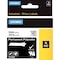 Dymo Label Tape Cartridge, Black/Clear, Labels/Roll: Continuous 18508DMO - alternate 1
