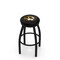 Holland Bar Stool Co 25" Blk Wrinkle Missouri Swivel Bar Stool, Accent Ring L8B2B25Mizzou - alternate 1