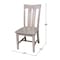 Whitewood Industries Chairs, Wood Back, 40 W 23.2 H C09-13P - alternate 8