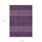Homeroots 8' X 10' Purple Pink And Yellow Tribal Washable Indoor Outdoor Area Rug 582587 - alternate 7