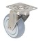 Vestil Thermoplastic Rubber Swivel Caster 4 In. Diameter x 1 In. Width 450 Lb. Capacity Gray CST-E-SS-4X1TPR-S - alternate 7