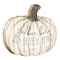 Homeroots 15" X 17" Cream Pumpkin Gather Here With Grateful Hearts Hanging Dimensional Sculpture 416052 - alternate 3