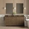 James Martin Vanities Brookfield 72" Double Vanity, Pecan, w/ 3 CM Phantome Eclos Top 547-V72-PCN-3PHT - alternate 7