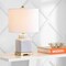 Jonathan Y Cleo 21.5" Ceramic/Metal Ginger Jar LED Table Lamp, White/Navy JYL3043A - alternate 7