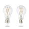 Bulbrite Solana 40-Watt Equivalent A19 Smart WIFI Connected LED Light Bulb, Clear, 2PK 861703 - alternate 1