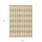 Homeroots 10' X 14' Gold And Light Brown Geometric Washable Indoor Outdoor Area Rug 577042 - alternate 5