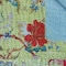 Homeroots 50" X 70" Green And Red Floral Cotton Quilted Kantha Throw Blanket with Embroidery 544518 - alternate 5