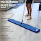 Bison Life 48 Inch X-Large Loop End Microfiber Dust Mop, Slide on Connection, Commercial-Grade, Washable, Blue KHES-LEBDM-48 - alternate 4