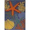 Homeroots 6' X 9' Orange Green And Blue Indoor Outdoor Area Rug 527627 - alternate 7