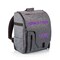 Picnic Time Family Of Brands TCU Horned Frogs - Commuter Travel Backpack Cooler, Heathered Gray 651-00-105-844-0 - alternate 2