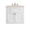James Martin Vanities Chicago 30" Single Vanity, Glossy White, w/ 3 CM Siberian Silestone Top 503-V30-GW-3SFR - alternate 8