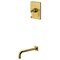 Kingston Brass Single-Handle Pressure Balanced Tub Faucet, Brushed Brass KB6347PLTO - alternate 1