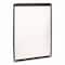 Excello Global Products Menu Holder For 8.5 x 11 Menus, Portrait, 2-View, 9.3 x 12 Holder, Clear/Black/Silver, 10PK SPLS-MENU-2 - alternate 1