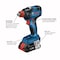 Bosch 18V 1/4 and 1/2 in. Cordless Brushless Impact Driver Kit (Battery & Charger) GDX18V-1800B12 - alternate 3