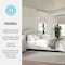 Martha Stewart Amelia Full Upholstered Platform Bed w/Curved Headboard and Cushioned Siderails, Wood Slat, Beige TW-3WDB02B-F-BG-MS - alternate 10