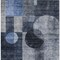 Homeroots 9' X 12' Navy Blue Gray And Charcoal Geometric Washable Indoor Outdoor Area Rug 604334 - alternate 6
