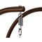 Leisuremod Mendoza Dark Brown Wicker Hanging 2 person Egg Swing Chair with Brown Cushions MSCDBR-53BR - alternate 7