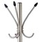 Homeroots 13in X 68in Brushed Steel Brushed Steel Stand Coat Rack 372949 - alternate 6