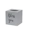 Homeroots 6" Gray Wood Additional Accessory 661194 - alternate 1
