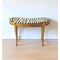 Homeroots 48" Black and White and Brown Kidney Writing Desk 383200 - alternate 7