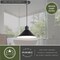 Vaxcel Akron 1L Bronze Metal Industrial MCM Cone Pendant Hanging Ceiling Light P0362 - alternate 7