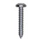 Auveco 12 x 1 1/4in Phillips Pan Head Tapping Screw Zinc, 100PK 3087 - alternate 1