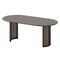 Homeroots 78" Brown Solid Wood Double Pedestal Base Oval Dining Table 712861 - alternate 3