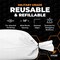Xpose Safety Woven White Polypropylene Sandbags, 14x26 in, 100 lb Capacity, Reusable Flood Protection, 25PK SBW-HVY-1426-25-X - alternate 4