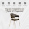 Leisuremod Bella Collection Modern Dining Chair in Charcoal, 2PK BC21CH2 - alternate 12