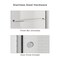 Fab Glass And Mirror Bypass Sliding Glass Tub Shower Door Sorrento Lux Series Adjustable 56in-60in Width 62in Height-Se SHSOL60X62CH - alternate 7