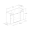 Azar Displays Glove Box with Hanging Hardware, Holds 1 Glove Box, 5.75H x 10W x 3.5D 255631-1PK - alternate 6