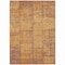 Homeroots 10' X 14' Peach Gray And Charcoal Patchwork Washable Indoor Outdoor Area Rug 581592 - alternate 6