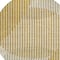 Homeroots 8' Gold And Beige Round Geometric Washable Indoor Outdoor Area Rug 597633 - alternate 7