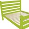 Homeroots Lime Green Solid Wood Twin Bed Frame 546942 - alternate 5