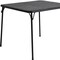 Homeroots 34" Black Wood and Iron Folding Square Card Table 719205 - alternate 6